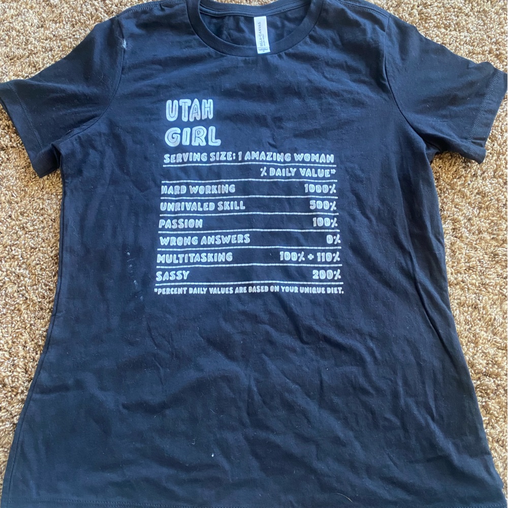 Utah girl fun tee shirt
